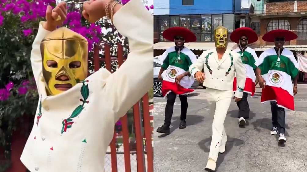 El cantante se paseó por las calles de la Ciudad de México. 