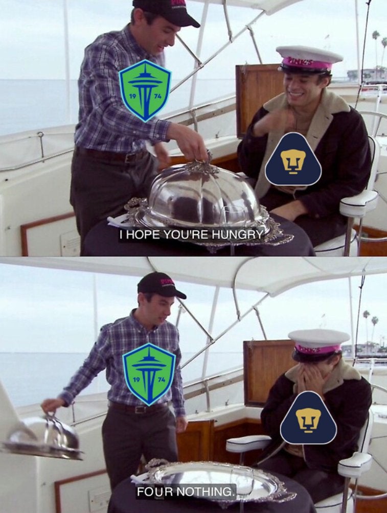 Meme subido por Seattle Sounders