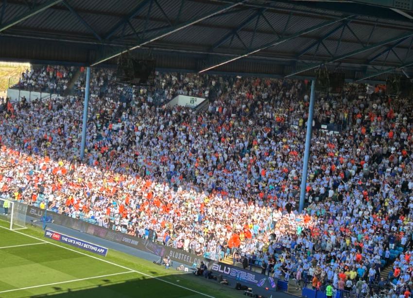 Afición de Sheffield Wednesday en un partido