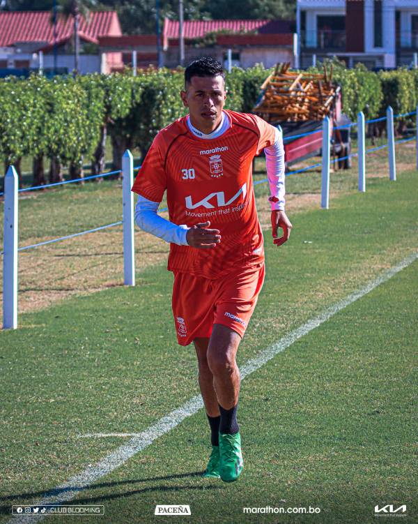 Arce, durante un entrenamiento con su equipo