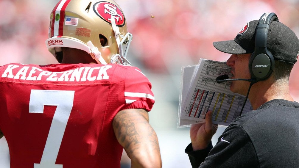 Kaepernick y Harbaugh cerca de ganar un Super Bowl con 49ers