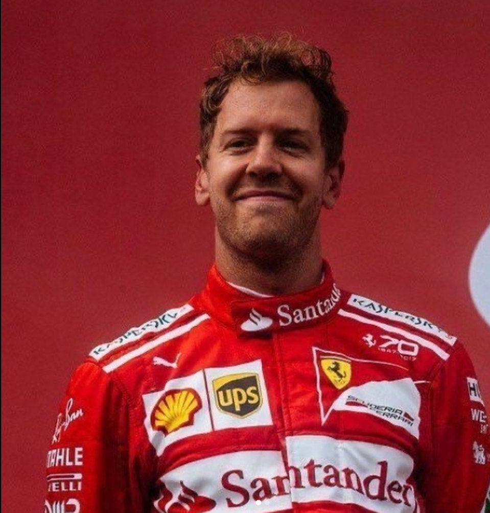 Sebastian Vettel con Ferrari