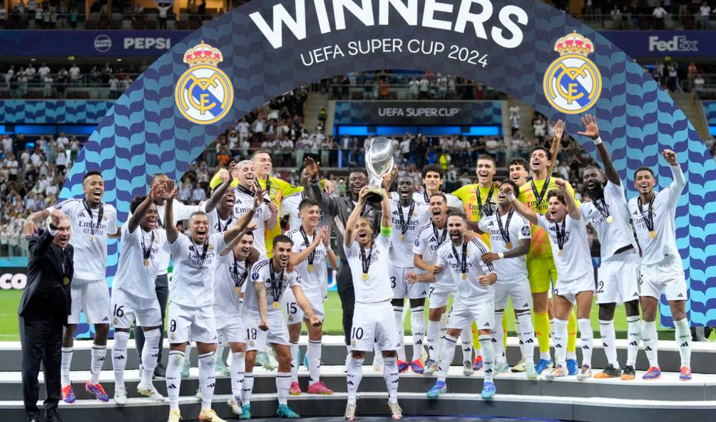 Real Madrid ganador de la Supercopa de Europa