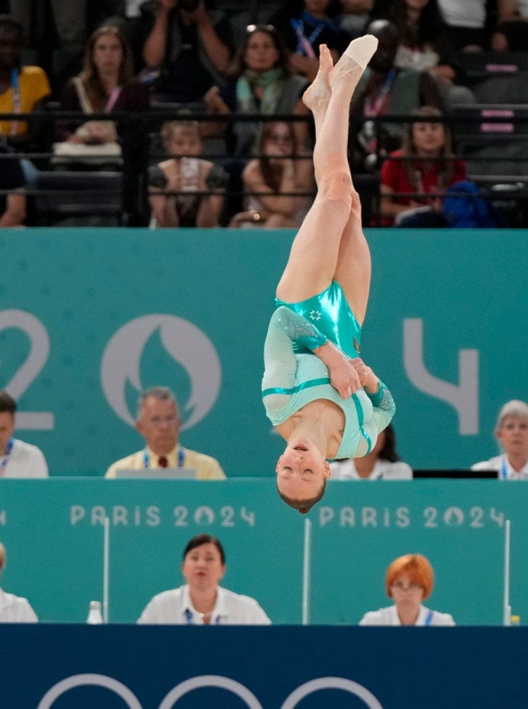 Ana Barbosu ganó la medalla en prueba de piso