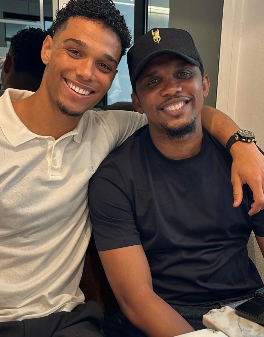 Etienne y Samuel Eto'o 