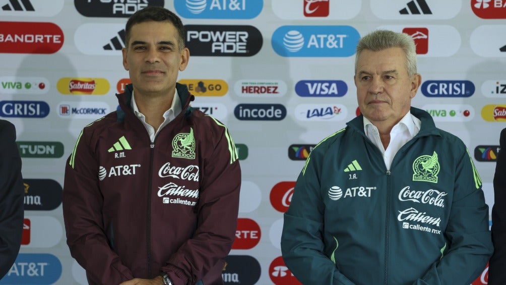 Rafa Márquez y Javier Aguirre