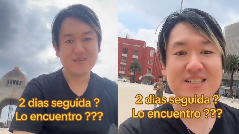 Días después Yu en México se volvió a encontrar al mismo hombre. 