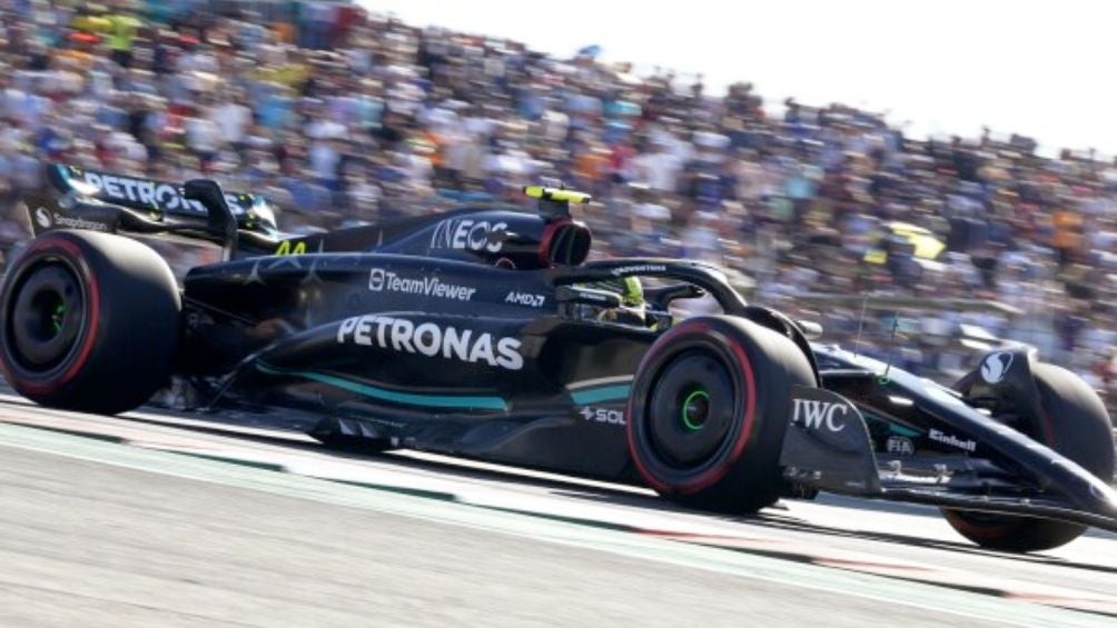 Mercedes durante un Gran Premio