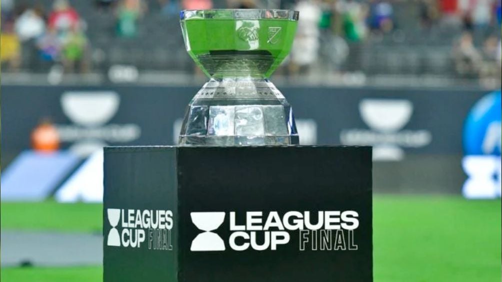 El trofeo de la Leagues Cup