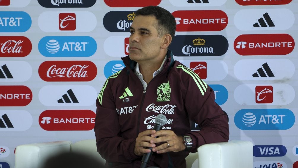 Rafa Márquez en su presentación como auxiliar de la Selección Mexicana