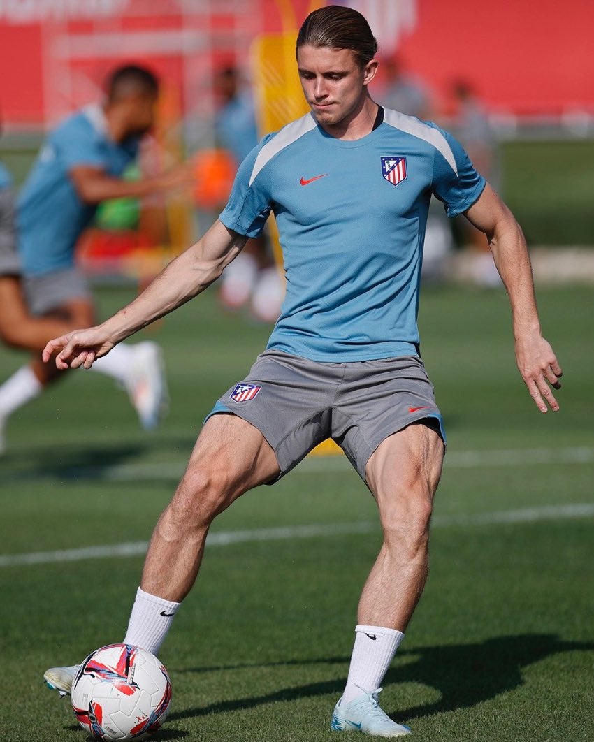 Conor Gallagher en entrenamiento con el Atleti