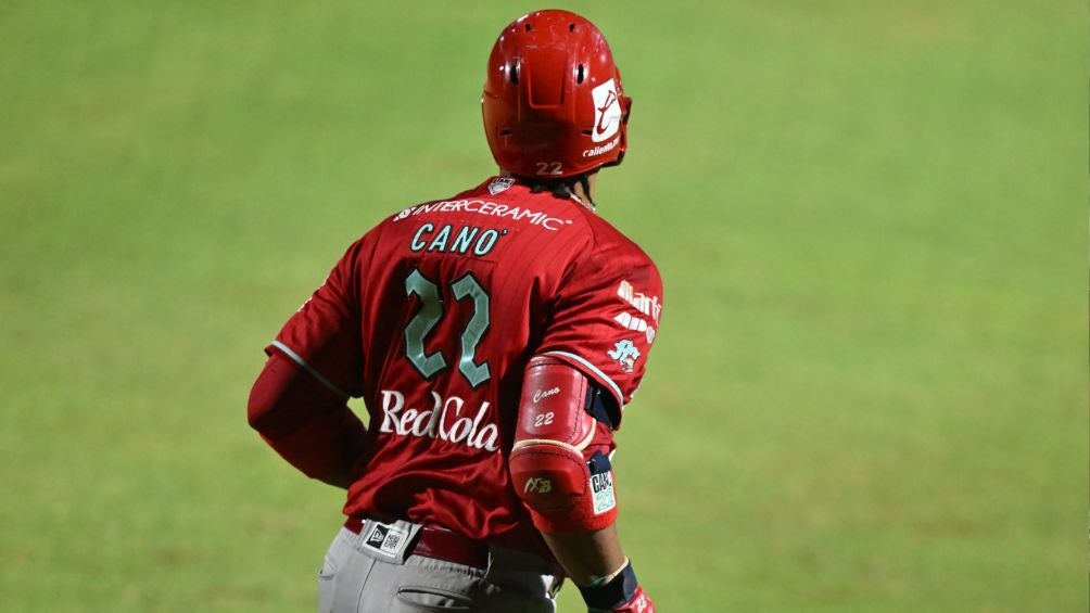 Robinson Canó en el juego ante Yucatán