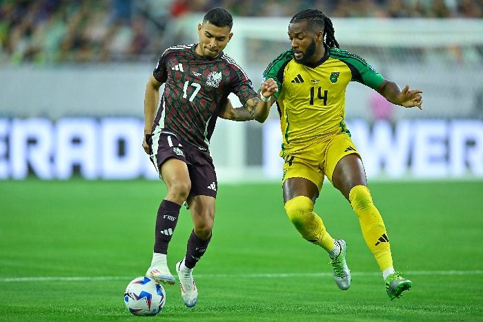 Pineda en un encuentro de la Selección Mexicana