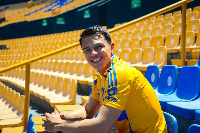 Osvaldo Rodríguez con los colores de Tigres