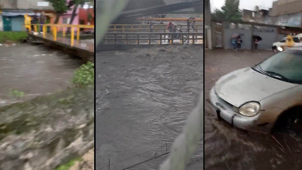 El Río de los Remedios está dejando afectaciones en varias colonias que están a su paso.