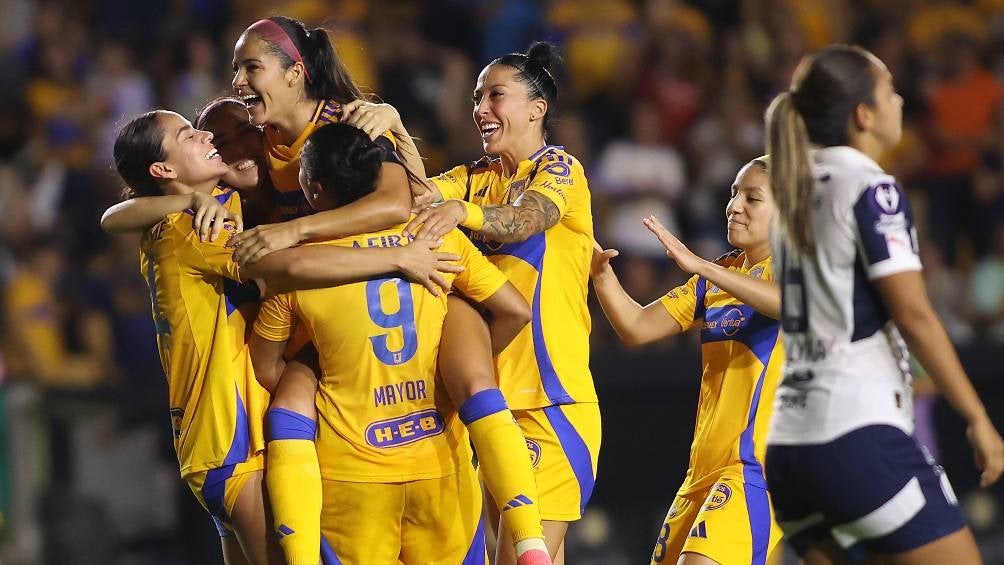 Tigres Femenil goleó a Rayadas y suma sus primeros puntos en la Concacaf Champions Cup 