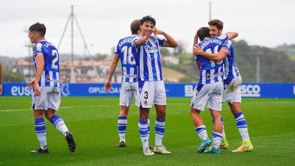 Gómez nunca jugó con el primer equipo de la Real Sociedad