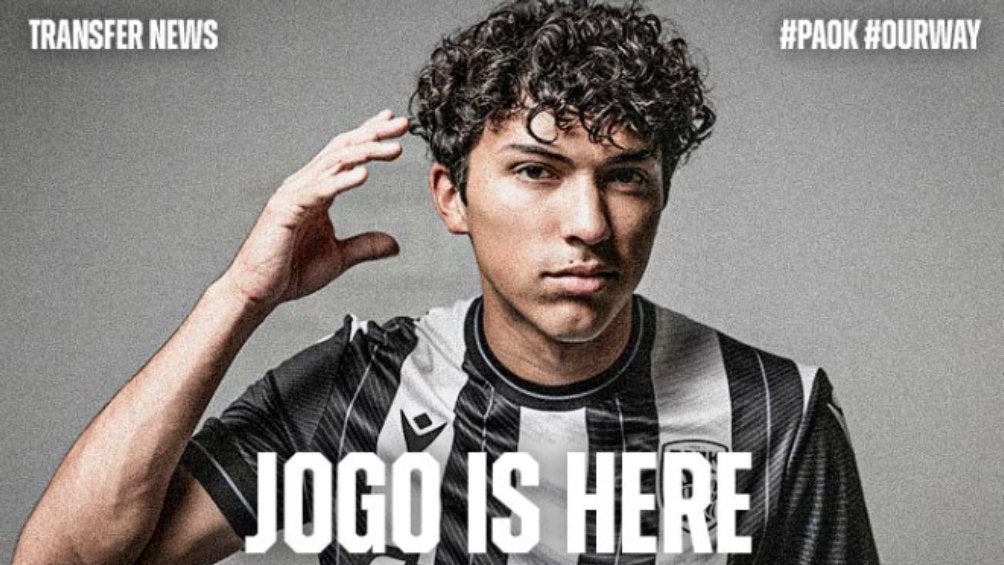 Jonathan Gómez llega a PAOK con 20 años de edad