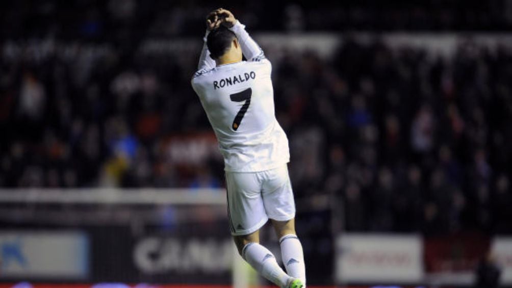 Cristiano Ronaldo celebra un gol con el Real Madrid