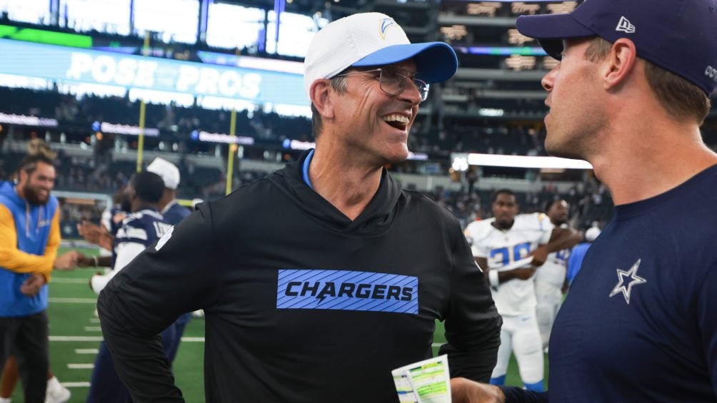 Jim Harbaugh con Chargers