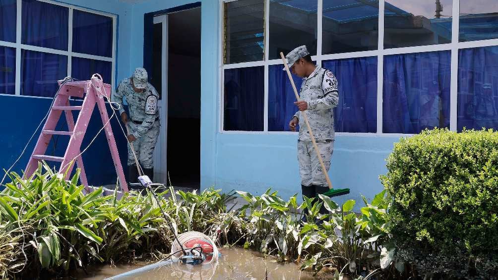 Hay varias escuelas de Chalco que no están en condiciones para abrir. 