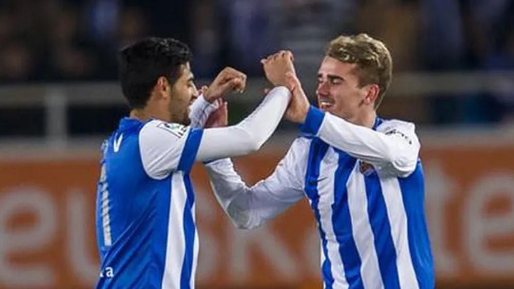 Vela con Griezmann en la Real Sociedad