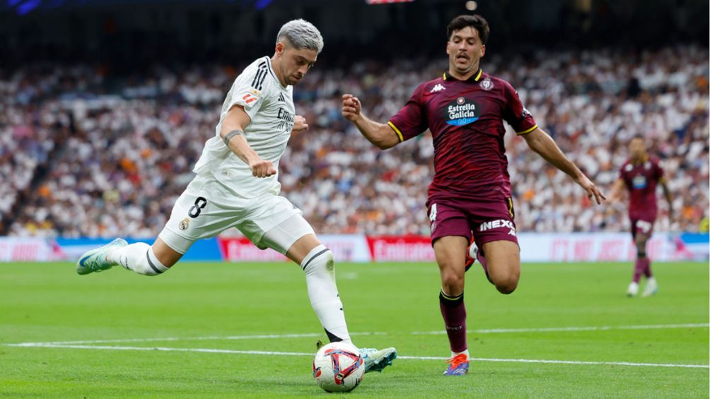 El Madrid goleó al Valladolid en el Bernabéu