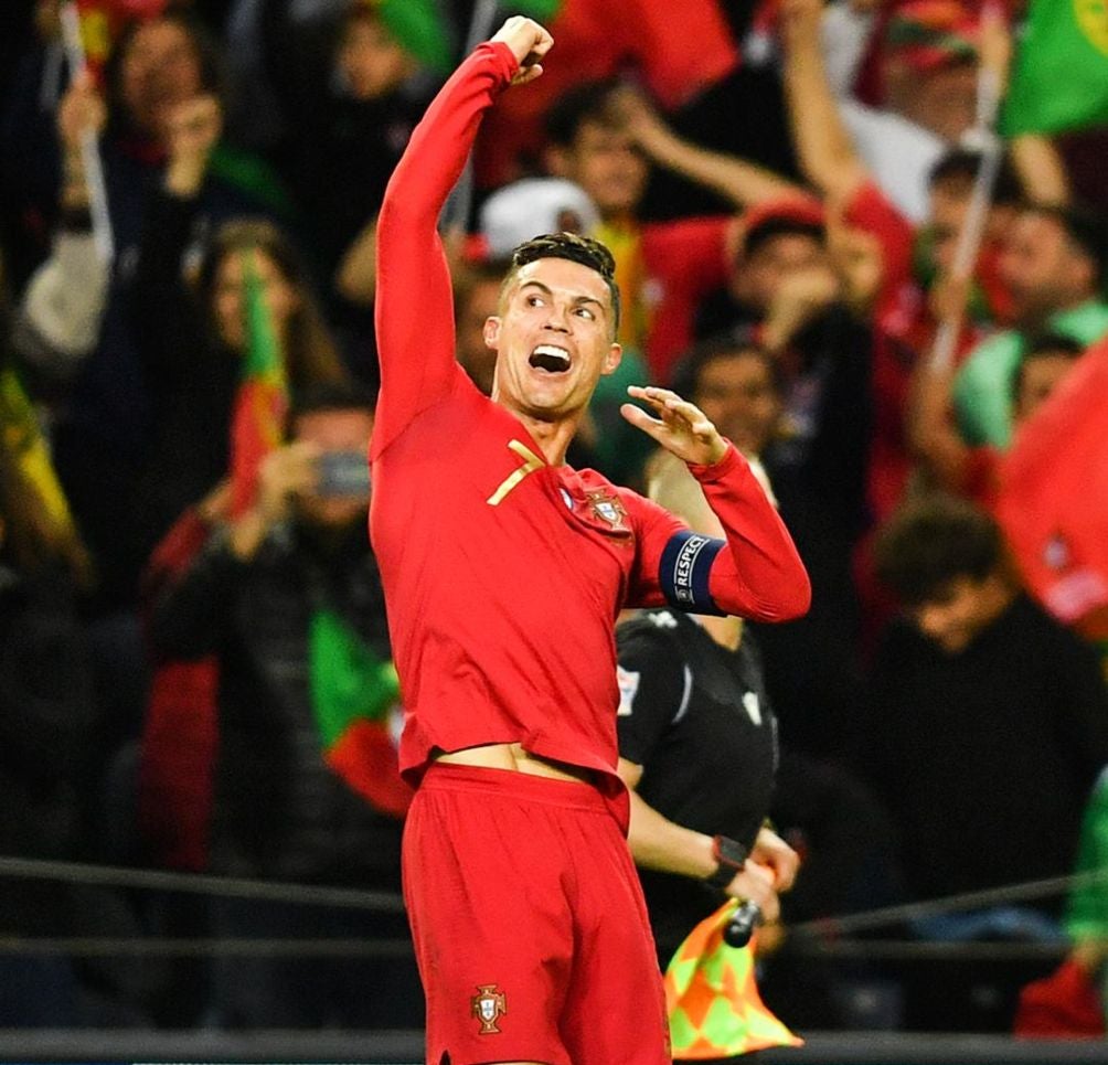 Cristiano Ronalfo con Portugal