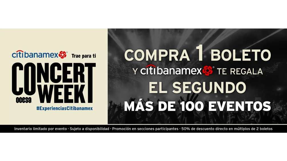 Ocesa lanzó una promoción llamada Concert Week. 