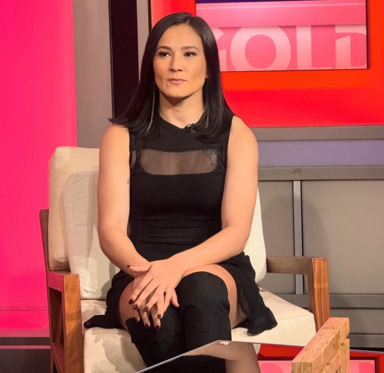 Desiree Monsiváis en un programa de ESPN