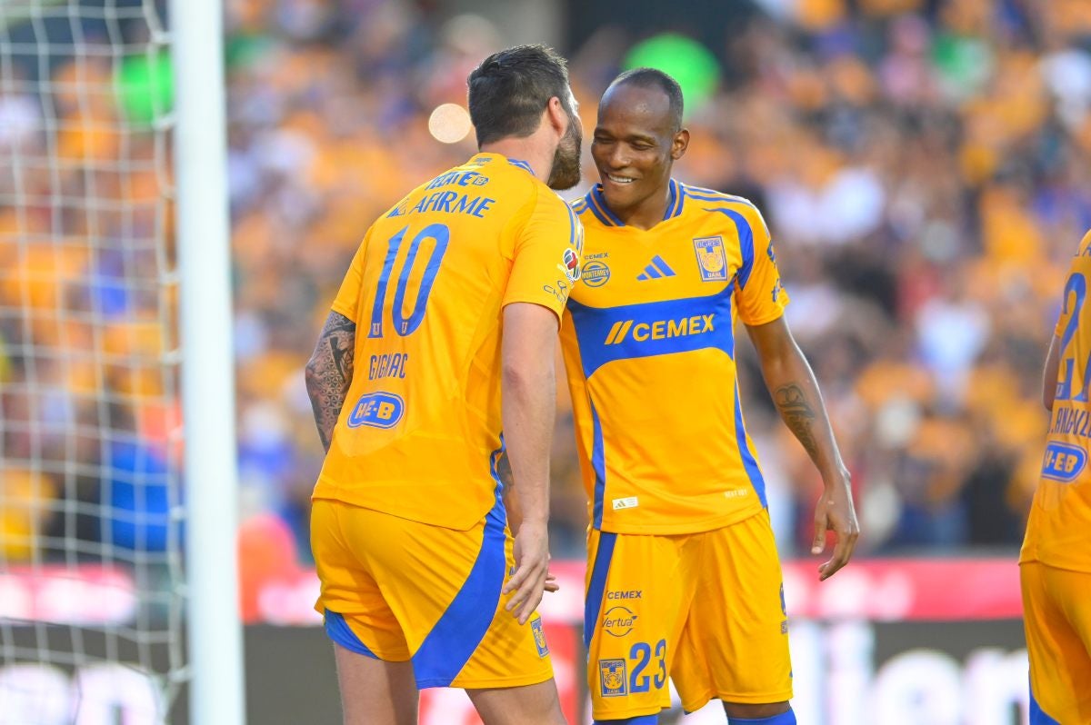 Festejo con Gignac 