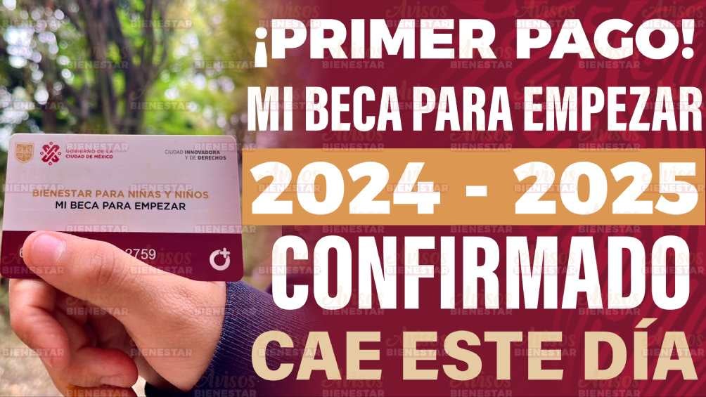 Será en septiembre cuando se deposite el primer pago de la beca. 