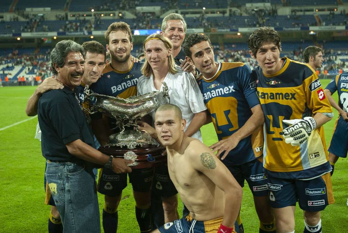 Pumas es uno de los pocos equipos que le ha arrebatado el trofeo al Madrid