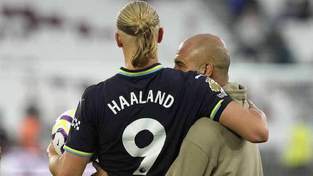 Guardiola habló de Haaland