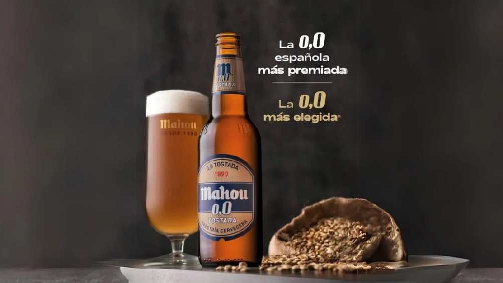 La cerveza española marca Mahou fue la única que no pasó el estudio de Profeco. 