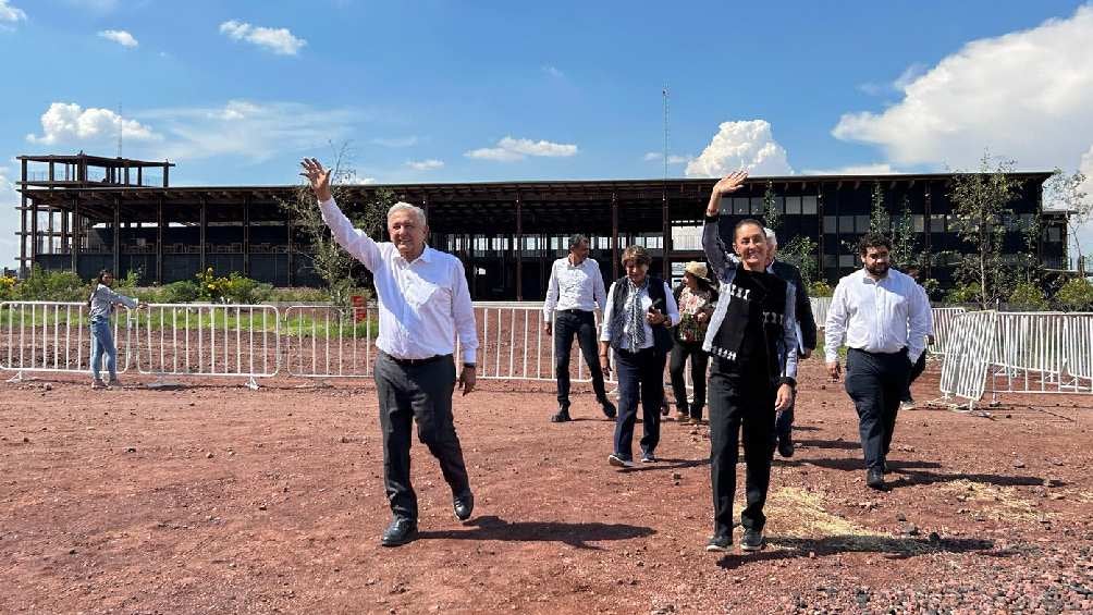 Andrés Manuel López Obrador y Claudia Sheinbaum asistieron a la inauguración. 