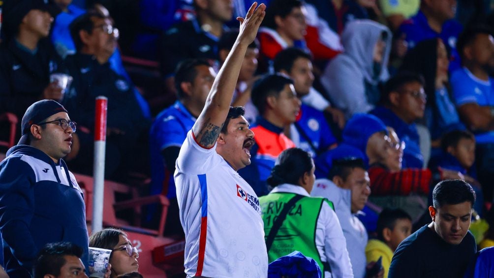 Afición de Cruz Azul en Estadio Ciudad de los Deportes