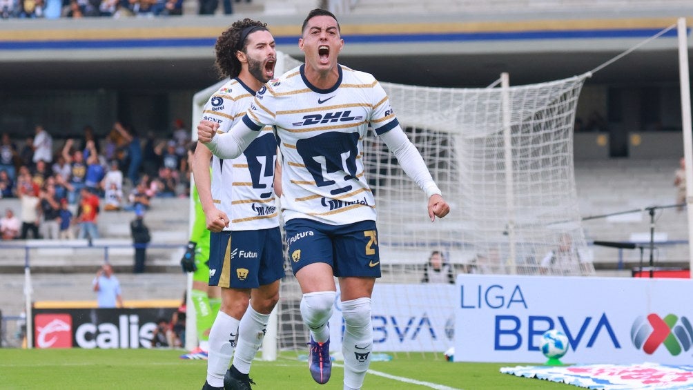 Funes Mori abrió el marcador para Pumas