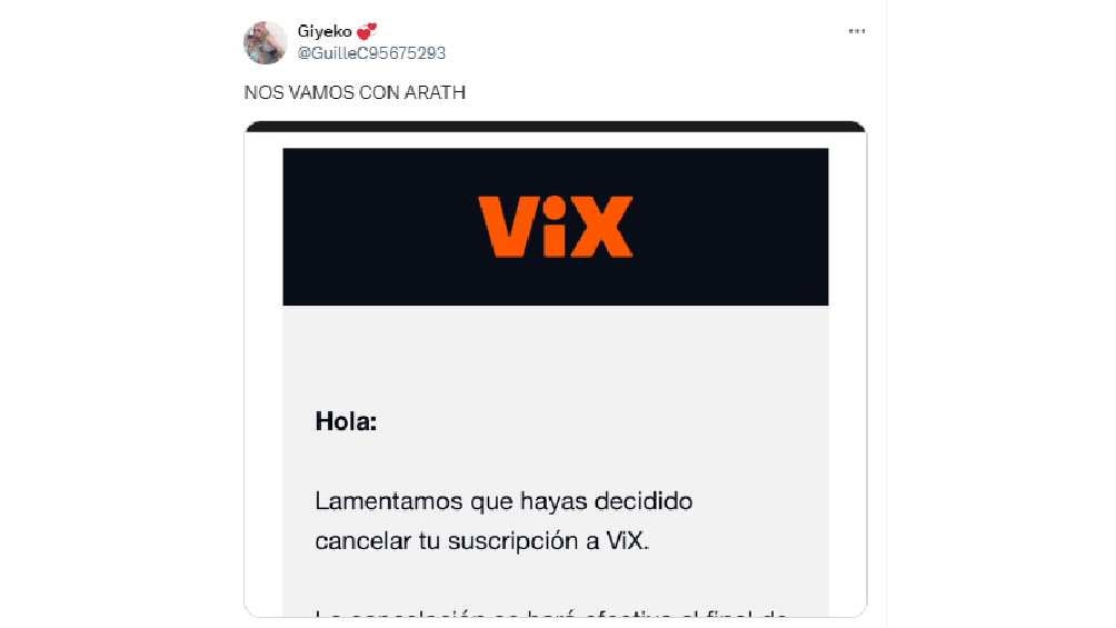 Hubo personas que también decidieron cancelar su suscripción a Vix Premium.