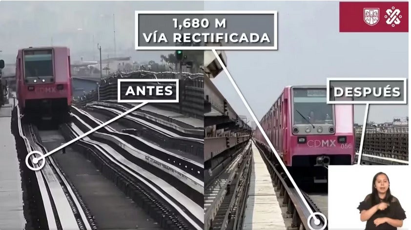 Las vías tomaron su forma original para ya no alentar los trenes.