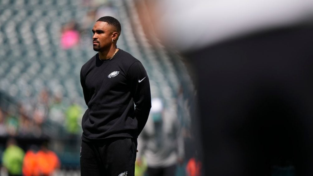 Jalen Hurts con Eagles de Filadelfia