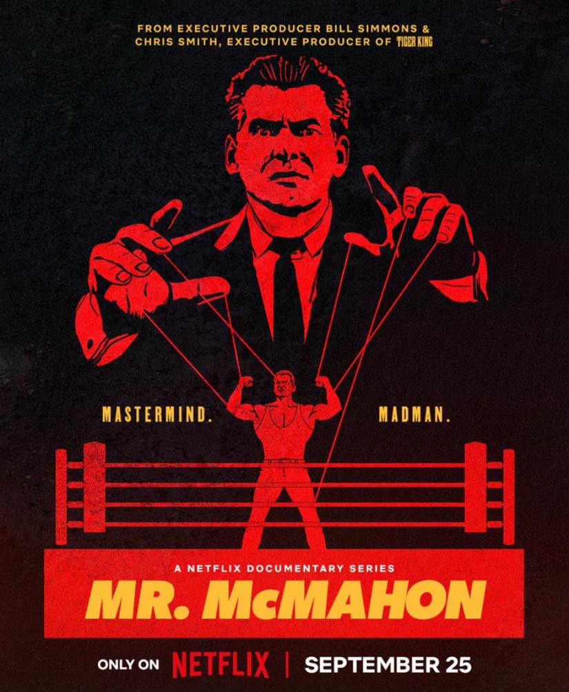 Cartel oficial del documental 'Mr. McMahon'