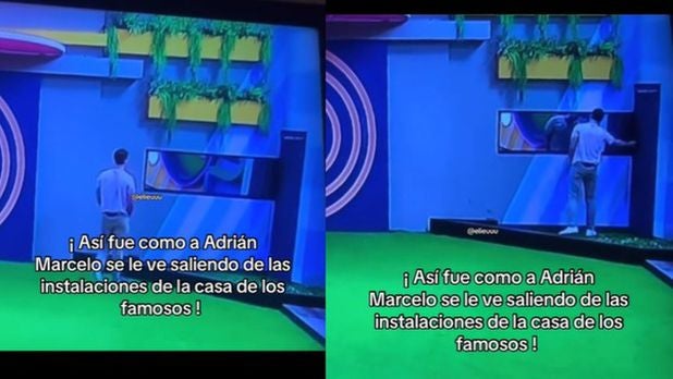 El momento en el que el participante abandonó el reality. 