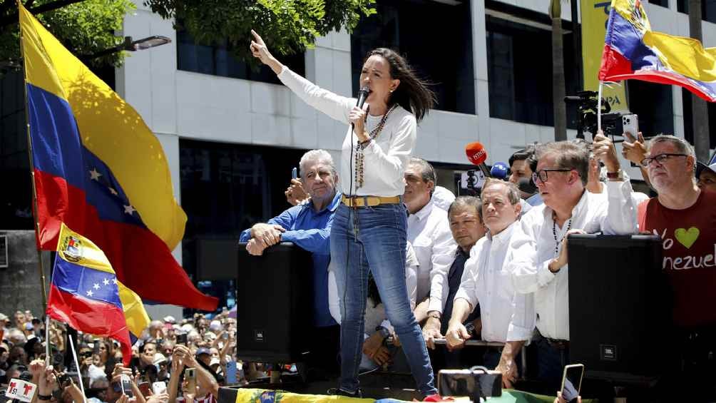 María Corina Machado es la otra líder opositora al Gobierno de Nicolás Maduro. 