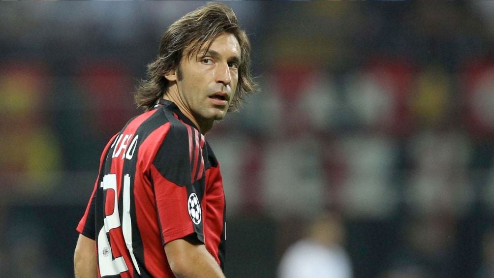 Pirlo con el AC Milan