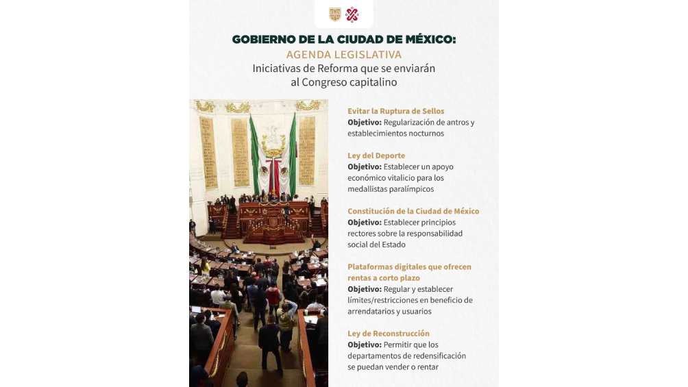 Estas son las cinco iniciativas de Reforma para la CDMX. 