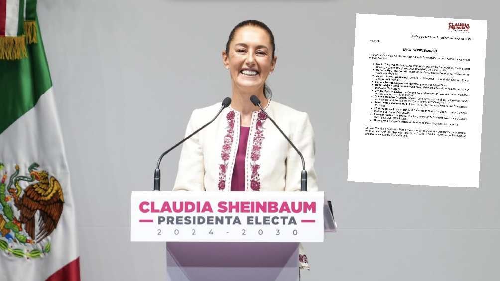 Claudia Sheinbaum hace nuevos nombramientos para su gabinete