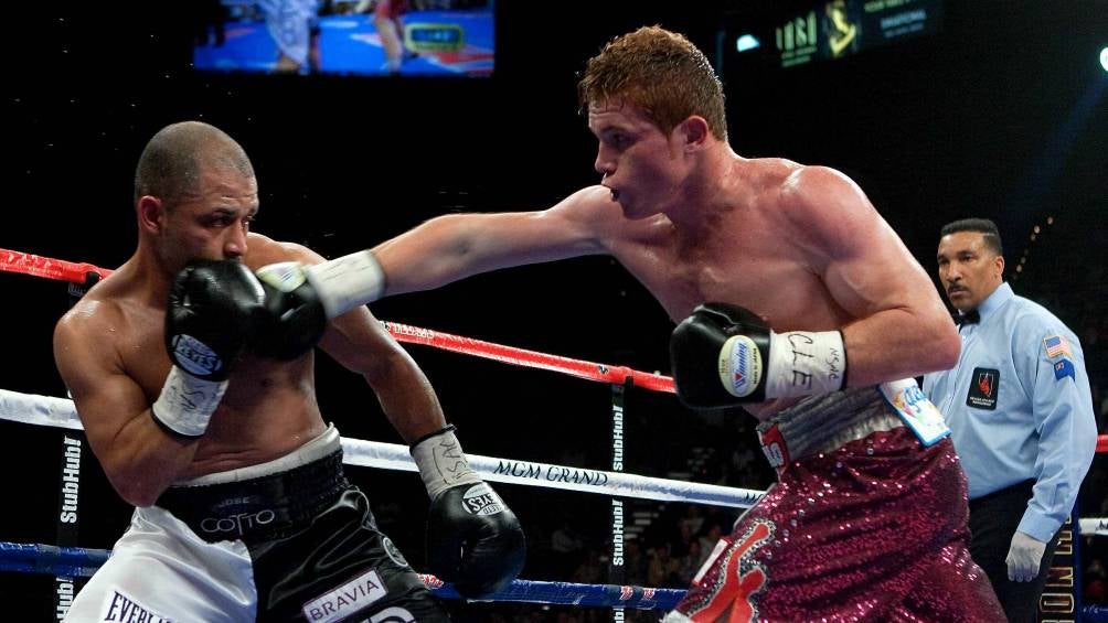 Canelo venció a Cotto 