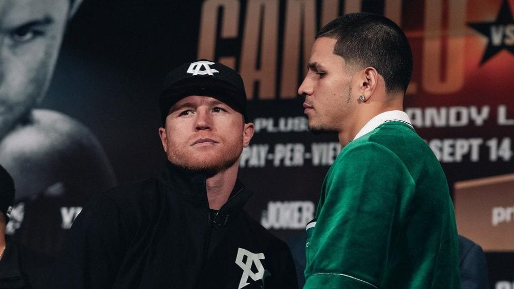 'Canelo' y Berlanga en el careo