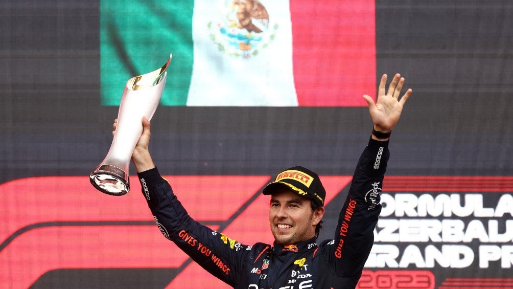 Checo es el único piloto con dos victorias en Bakú 